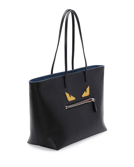 fendi monster tote bag black multi|fendi tote bag vintage.